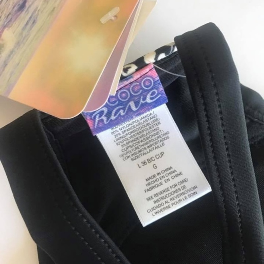 Coco Rave Underwire bikini top 36B/C NWT - Picture 5 of 5